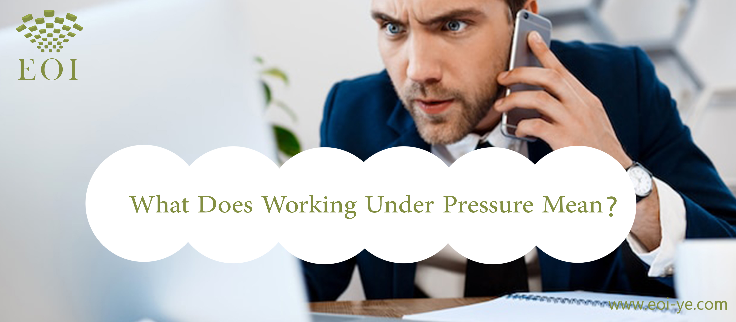 What Does Working Under Pressure Mean?